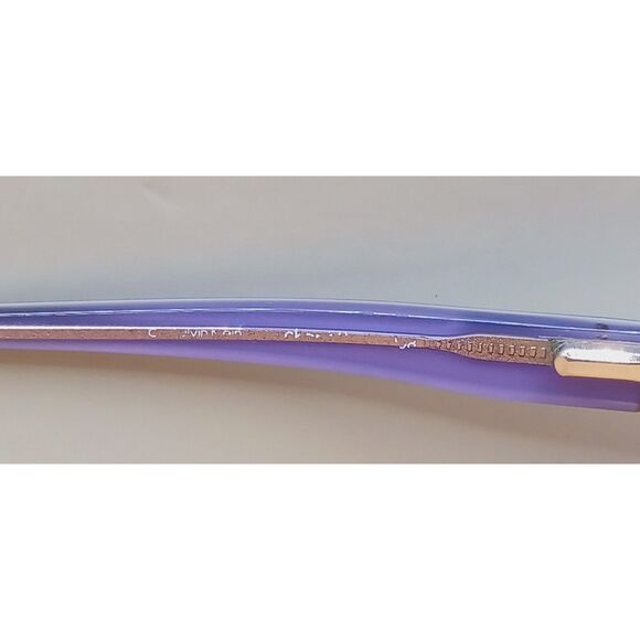 Calvin Klein Platinum 5689 Bordeaux Pink Rectangular Full-Rim Eyeglasses Frames - Picture 6 of 16